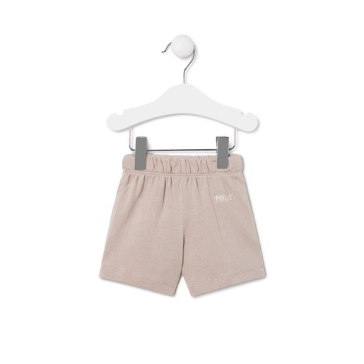 Terry cloth baby outfit in Kaos beige