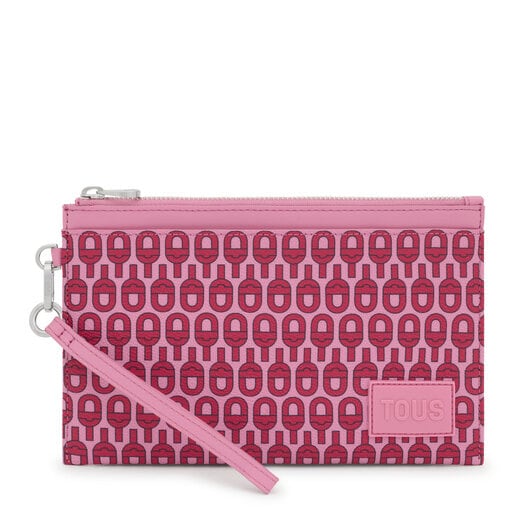 Fuchsia-colored Wallet-cellphone case TOUS MANIFESTO Essence