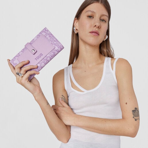 Billetera Pocket malva Kaos Mini Evolution