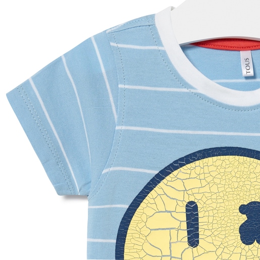 Boy's Casual T-shirt in sky blue