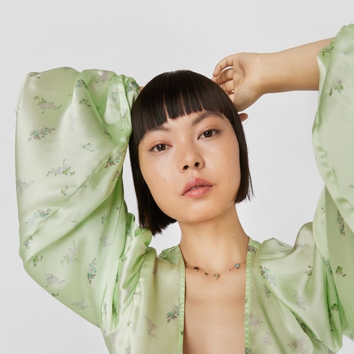 Collar de oro con gemas Virtual Garden