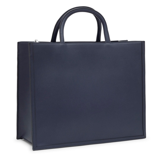 Large navy blue Amaya Shopping bag TOUS Brenda