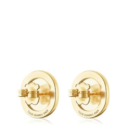 TOUS Two-tone Oursin Earrings | Plaza Las Americas