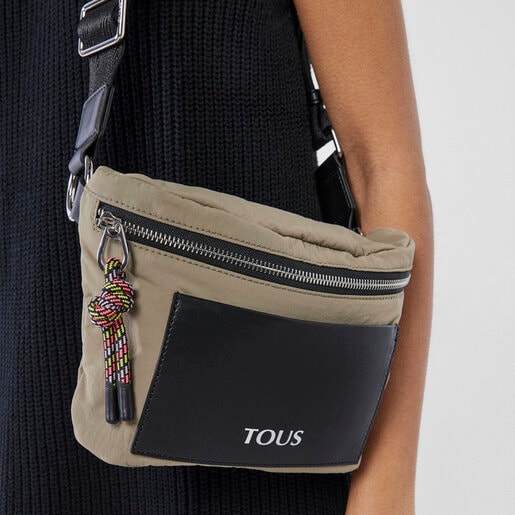 Sac banane TOUS Empire Cotton kaki