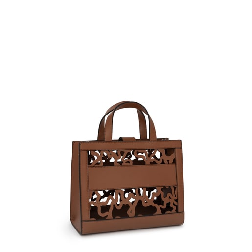 Medium brown Amaya Kaos Shock shopping bag | TOUS