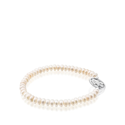 Camille Bracelet in Silver with Pearls