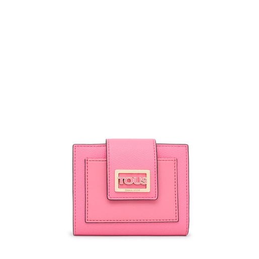 Monedero Flap pequeño rosa TOUS Funny