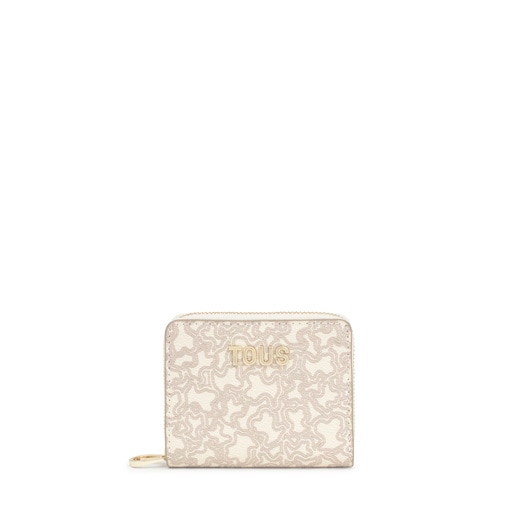 Beige Change purse Kaos Mini Lines