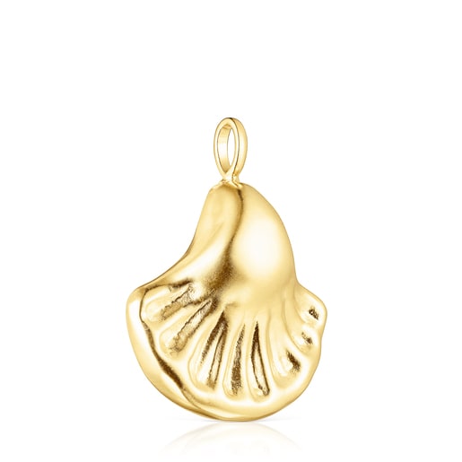 Large silver vermeil Oceaan shell Pendant