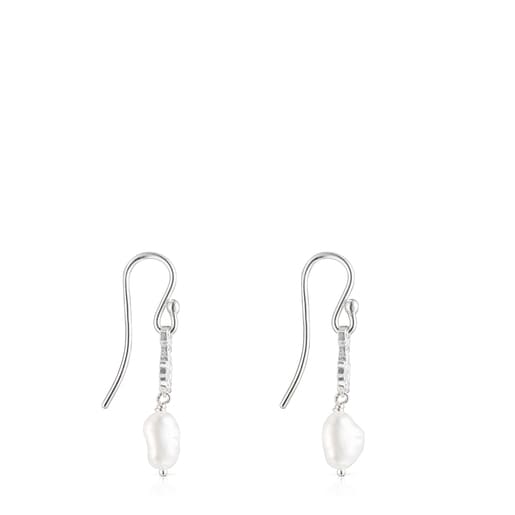 ピアス  Oceaan  くま  　シルバー925　パール　