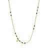 Collier argent vermeil et malachite Bold Bear