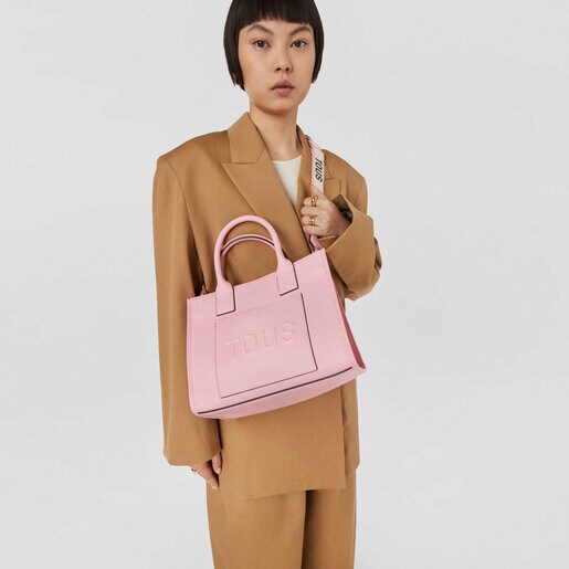 Sac shopping Amaya TOUS La Rue moyen rose