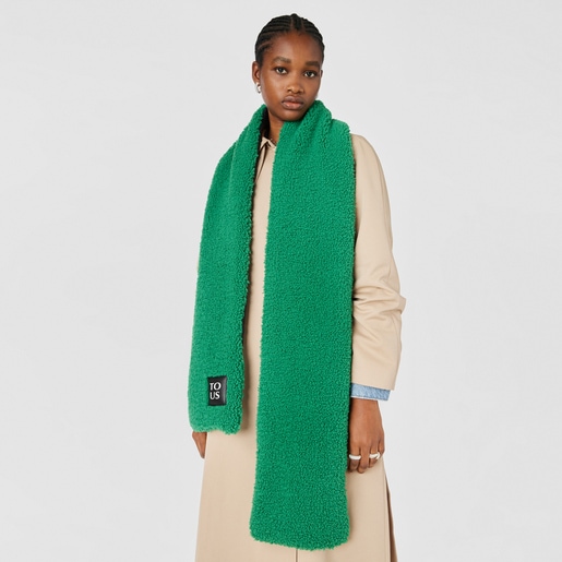 צעיף TOUS Pop Warm בצבע ירוק