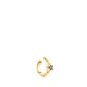 Earcuff con placcatura in oro 18 kt su argento e stella di diamanti Nocturne