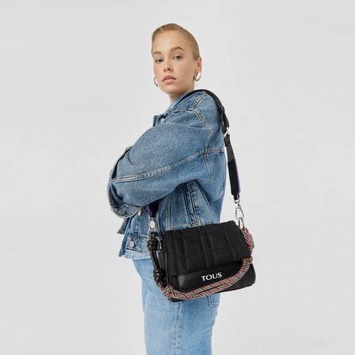 תיק צד TOUS Empire Padded קטן בצבע שחור