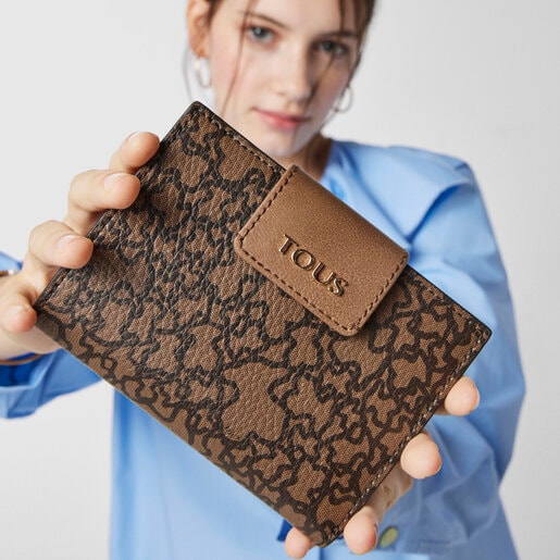 Маленький коричневый кошелек Kaos Mini