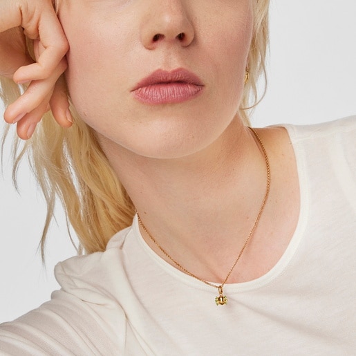 قلادة Virtual Garden من فيرميل الفضة مرصّعة بديوبسيد الكروم