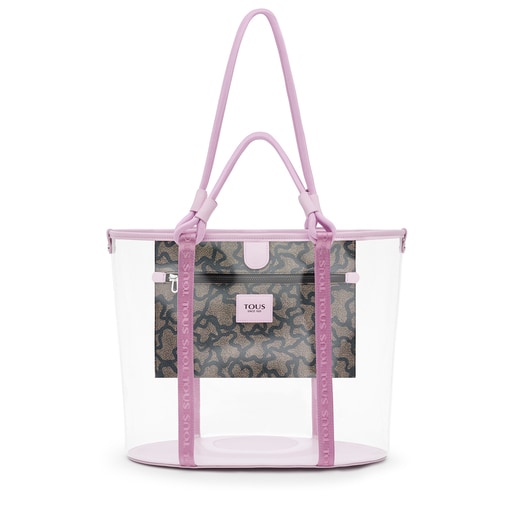 Large mauve TOUS Kaos Summer Tote bag