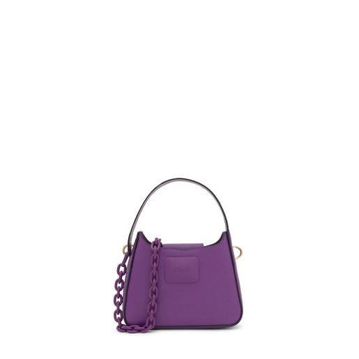 Mini sac à bandoulière violet TOUS Lucia