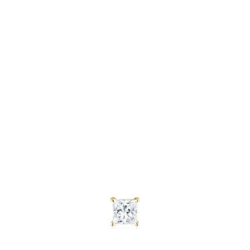 14kt gold Ear piercing with 0.16ct lab-grown diamond Shine LGD