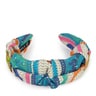 Blue TOUS Net Crochet Headband