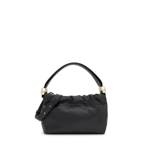 Small black leather Crossbody bag TOUS Gloss