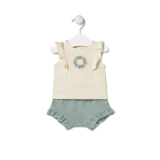 Conjunto de bebé niña Classic bruma