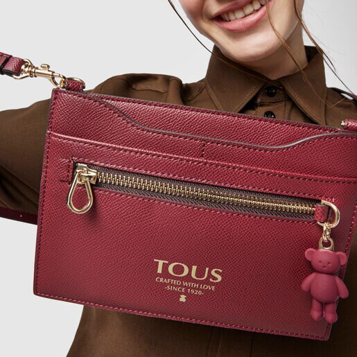 Targetero colgante Tous Pop burdeos