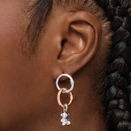 Rose Vermeil Silver Hold Ring