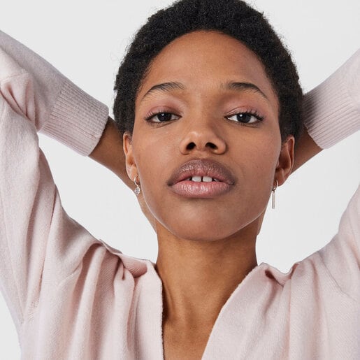 עגילי וולנטיינס דיי בכסף