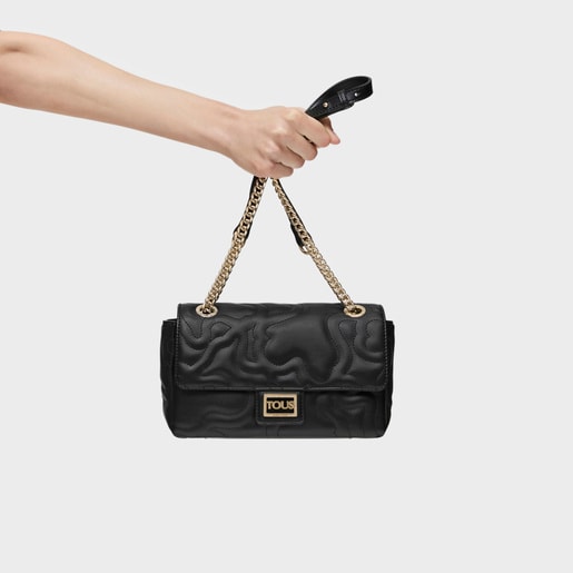 black Kaos Dream Crossbody bag with flap