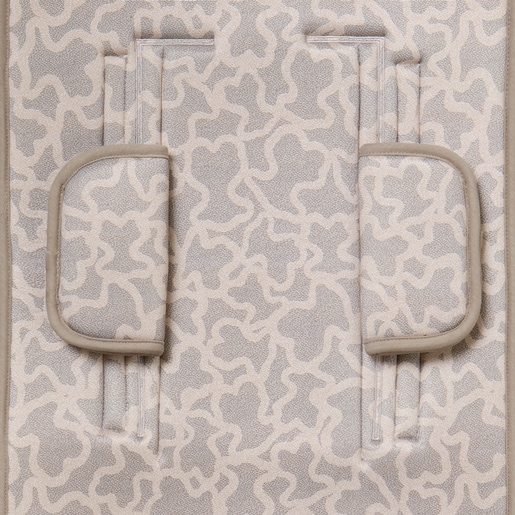 Padded pushchair mat in Kaos beige