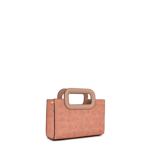حقيبة ميني صغيرة بحزام يلتف حول الجسم باللون البرتقالي من تشكيلة Kaos Icon