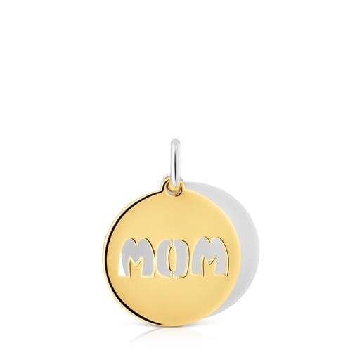 قلادة ميدالية بدرجتَي لون من تشكيلة TOUS Mom