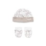 Conjunto de bebé gorro y manoplas Kaos beige