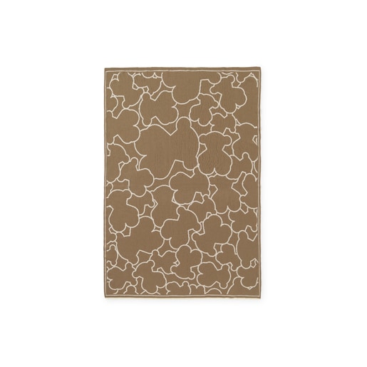 Reversible baby blanket in Nilo beige