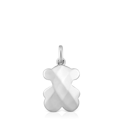 Dije oso de plata Icon Metal