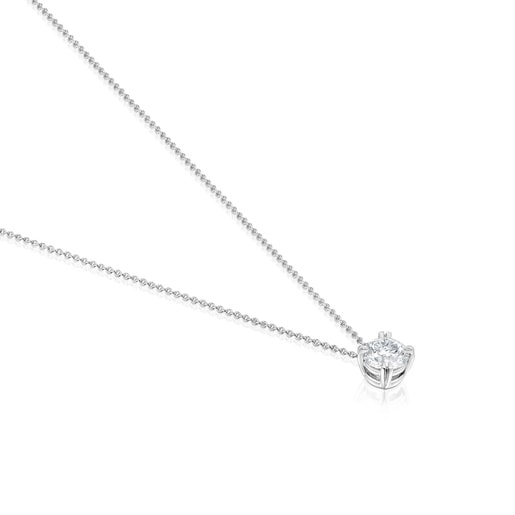 Gargantilla de platino con diamante talla brillante creado en laboratorio 1,00 ct TOUS Essentials LGD