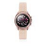 Reloj Samsung Galaxy Watch3 X TOUS de acero IP bronce con correa de silicona nude