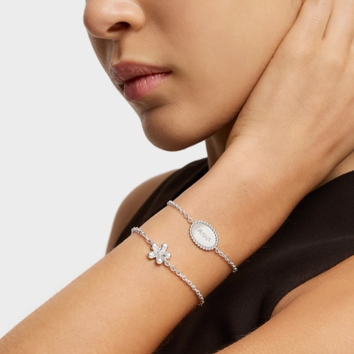 Silver chain Bracelet TOUS Mama