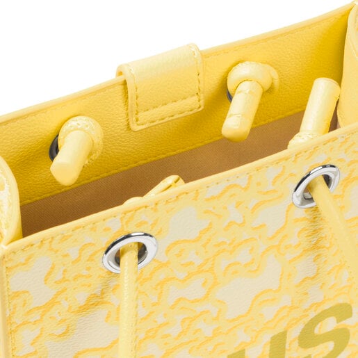 حقيبة يد بوب ميني الصغيرة من التشكيلة Kaos Mini Evolution باللون الأصفر