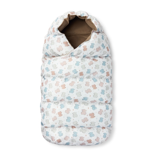 Pushchair footmuff in Tec Colors sky blue