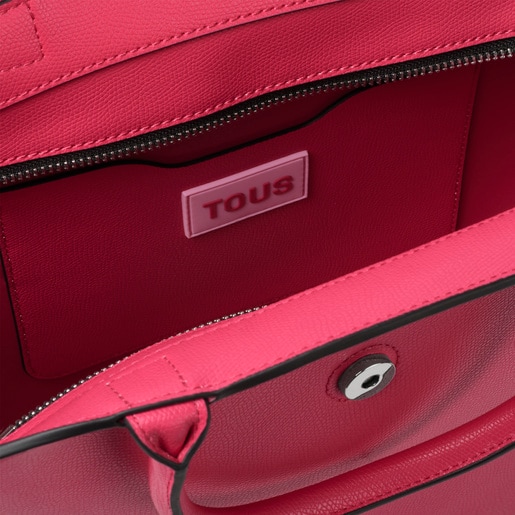 حقيبة أحمال كبيرة الحجم باللون الفوشيا من تشكيلة TOUS Lucia