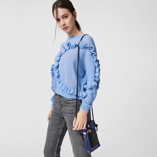 Mini bolsa azul TOUS Magic