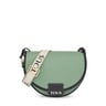 Středně velká Crossbody kabelka TOUS Half-moon v barvě khaki