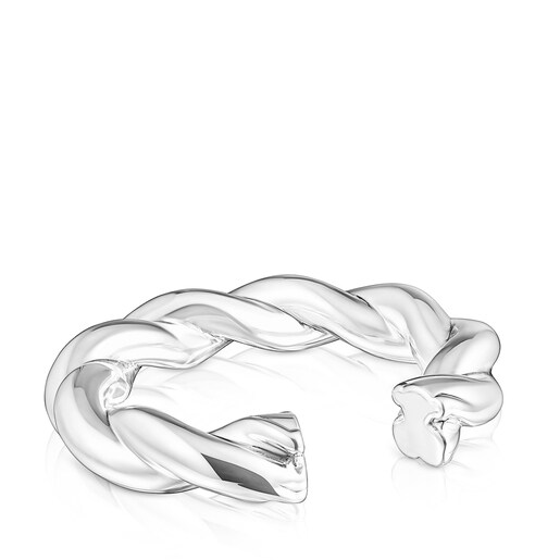 Bracelet XL Twisted en argent