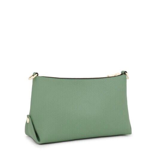 Khaki-colored leather TOUS Balloon crossbody bag | TOUS