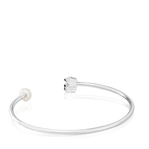 Bracelet manchette en argent avec perle de culture Sweet Dolls