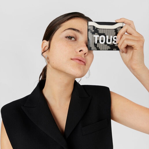 Tarjetero negro Kaos Pix