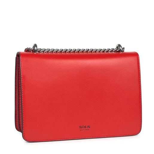 Small red Audree Crossbody bag